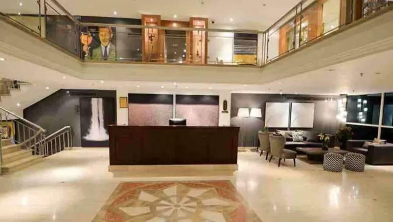 Experience comfort and style in the Kahila Nile Cruise Deluxe lobby